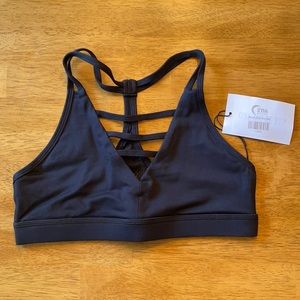 Zyia Active Black Grid Bra (M)